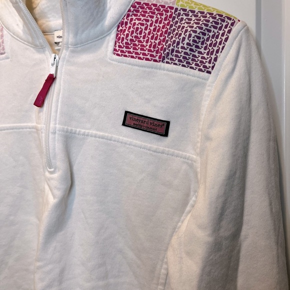 Vineyard Vines Girls Quarter Zip Up Size Medium - Picture 8 of 10